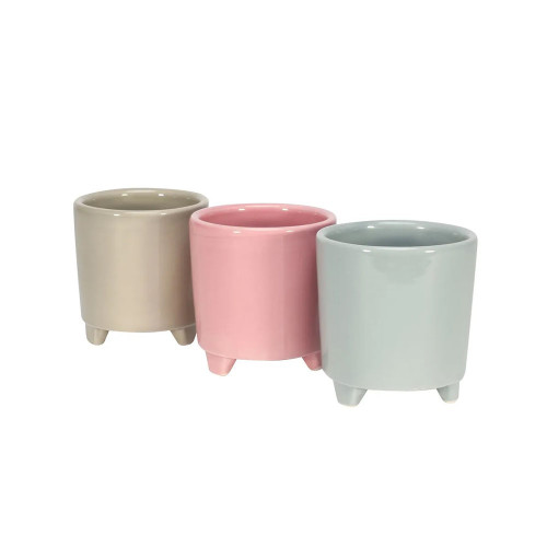 Mini Ceramic with Feet (Pink / Pale Blue / Grey) MD2021