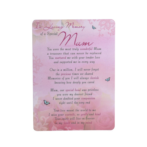 Cards In Loving Memory Of A Special Mum