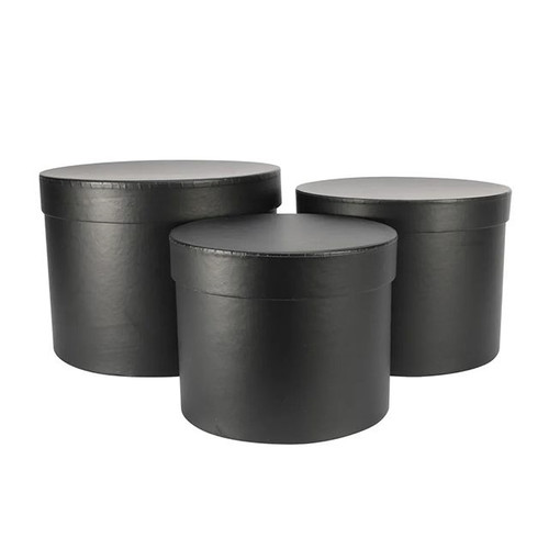 HAT Box Black Set Of 3