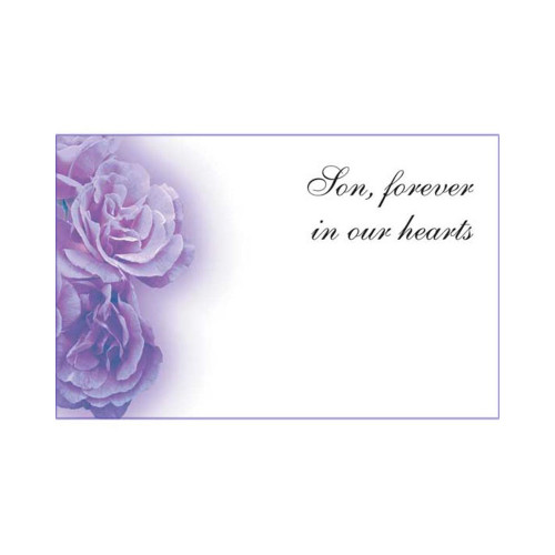 Card Roses Son Forever In Our Heart (50)