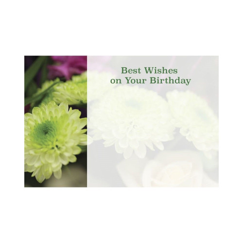 Card Chrysanth Best Wishes On Your Birthday (50)