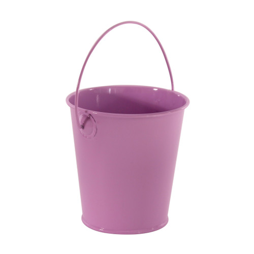 Zinc Bucket 9cm Pastel Lilac