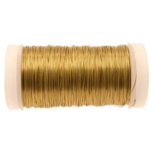 Gold Metallic Reel Wire 100G (10)