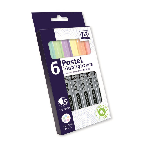 Highlighters Pastel Pack Of 6