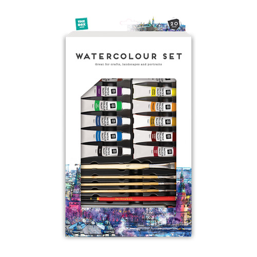 Watercolour Set - 20 pieces