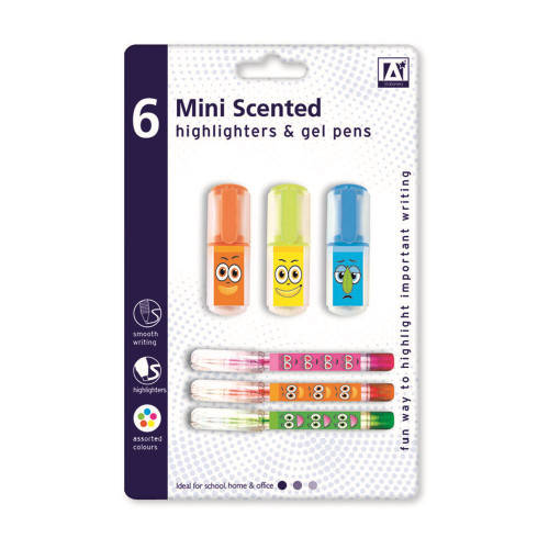 Stationary Highlighter Gel Pens