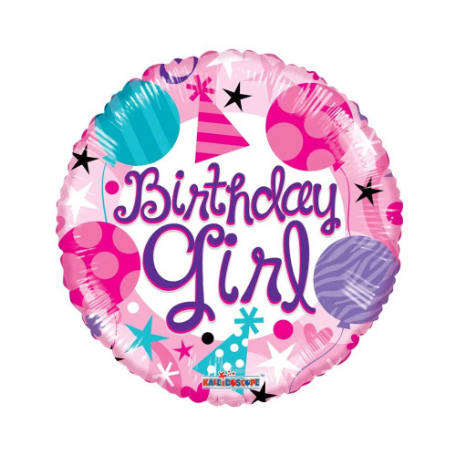Birthday Girl Balloon Balloon - 18 Inch
