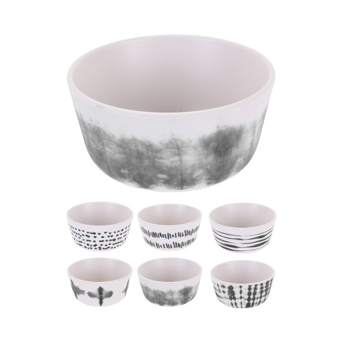 BOWL MELAMINE 735ML 6ASS CLR