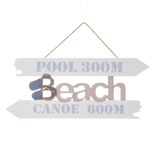 Coast Deco Sign Beach