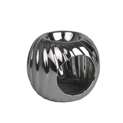 Ava May Chrome Round Ripple Burner  in FSC Gift Box - FSC Mix Credit