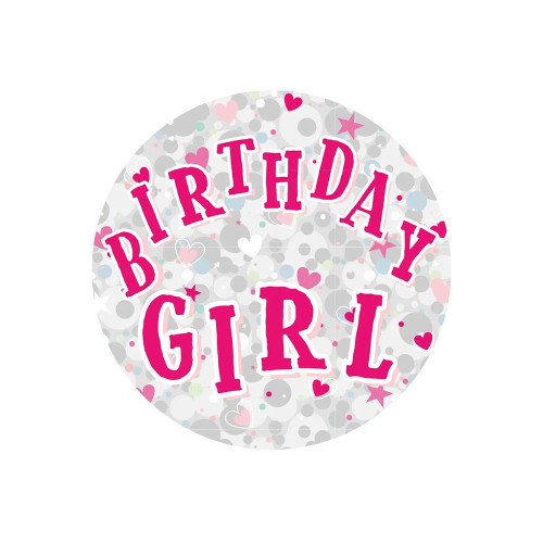 Birthday Girl Party Badge