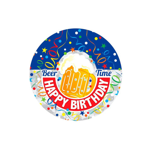 Male Birthday Party Badge