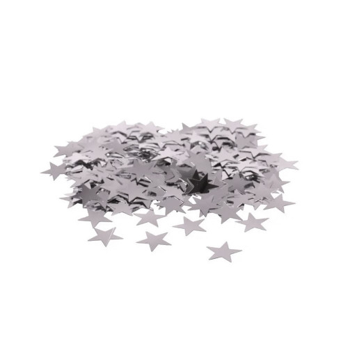 Confetti Stars Silver