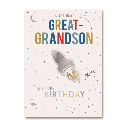Great Grandson - Rocket card