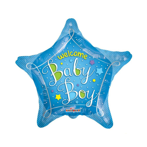 18" Baby - Welcome Baby Blue Star