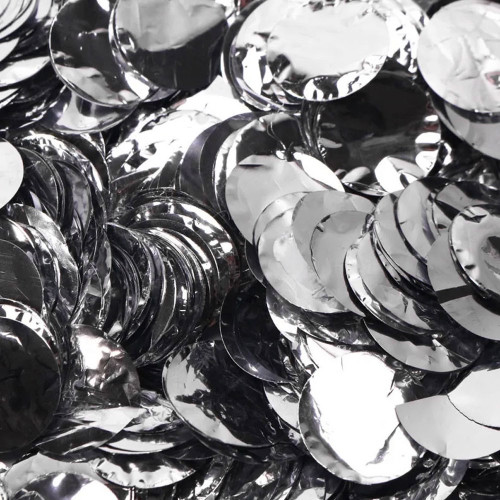 Confetti Foil Metallic Silver