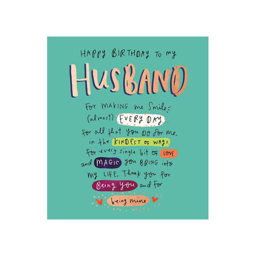 Husband Birthday