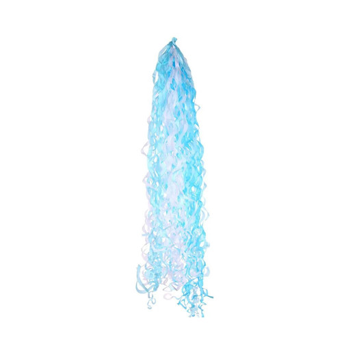 Balloon Tassels Baby Blue And White