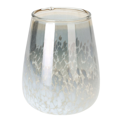 Glass Tealight holder Votive Cheena Grey 13X11cm