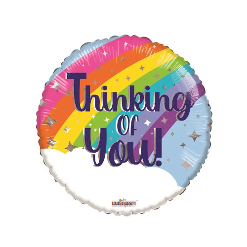 Eco Balloon - Thinking of You Rainbow - 18 Inch