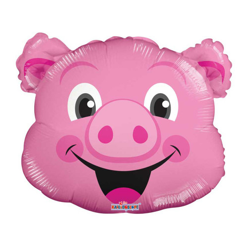 14" Pig Balloon - Inflated