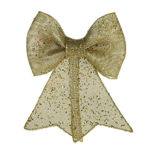 Glitzy Bow Gold 24Cm