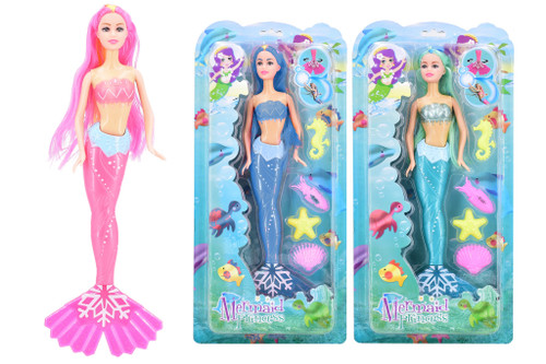 Mermaid Doll 3 Assorted