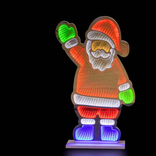 Tunnelled Light up Santa Large H:122cm