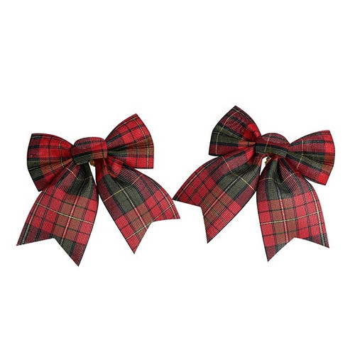 BOW Tartan 14Cm 2Pcs Trd