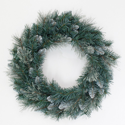 50cm Frosted Wreath