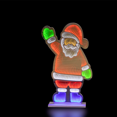 Tunnelled light up Santa H:60cm