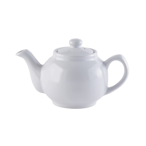 White 2Cup Teapot