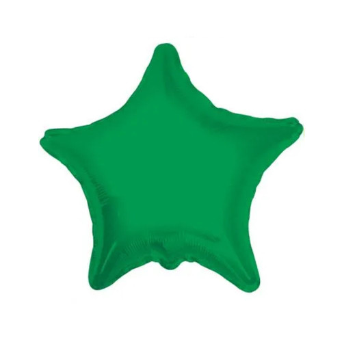 Emerald Green Star Balloon - 18 Inch