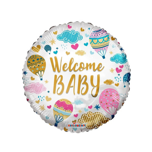Eco Balloon - Welcome Baby Hot Air Balloons - 18 Inch