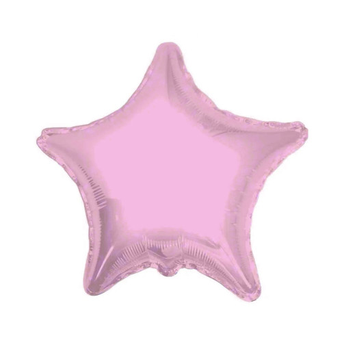 Light Pink Star Balloon - 22 Inch