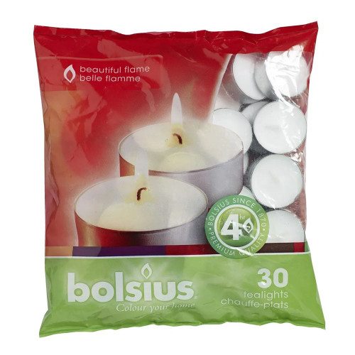 Bolsius Tealights Pack Of 30