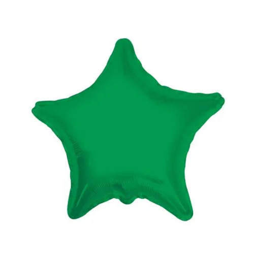 Emerald Green Star Balloon - 22 Inch