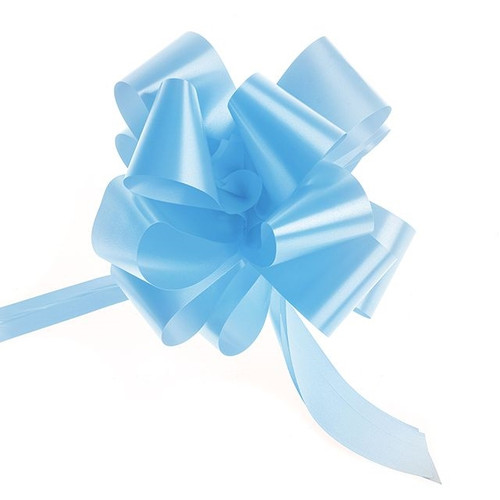 Pull Bow Light Blue Pk20 50Mm