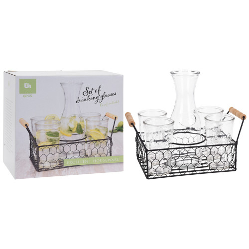 Drinking Glass Set 6Pcs