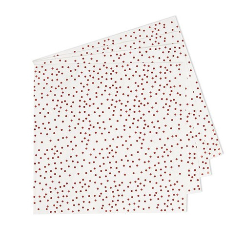 RED And White Dots Napkins