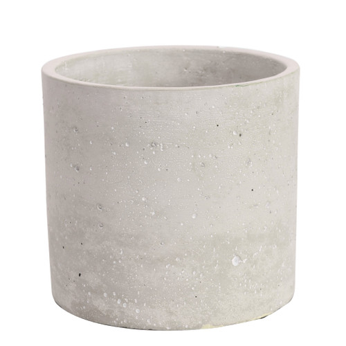 Round Cement Flower Pot 14x13cm