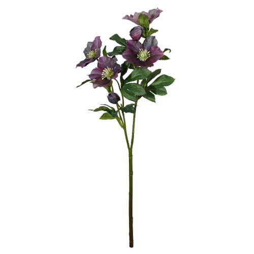 Christmas Rose - Purple - 65cm