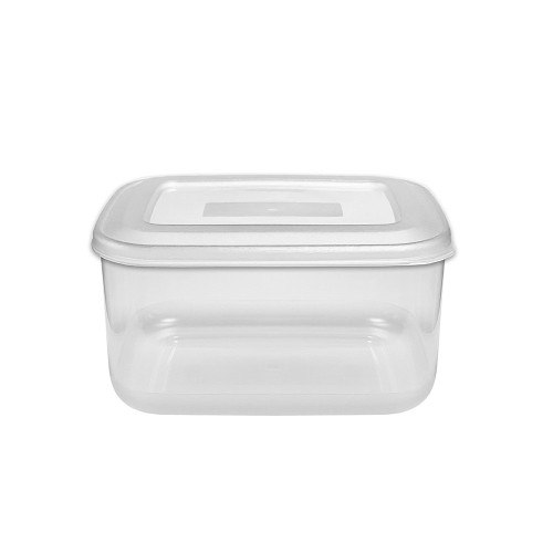 2.5 Litre Square Food Container Clear