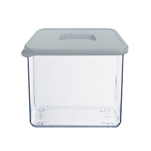 San Rect Upright  Food Container 3500Ml Grey Lid