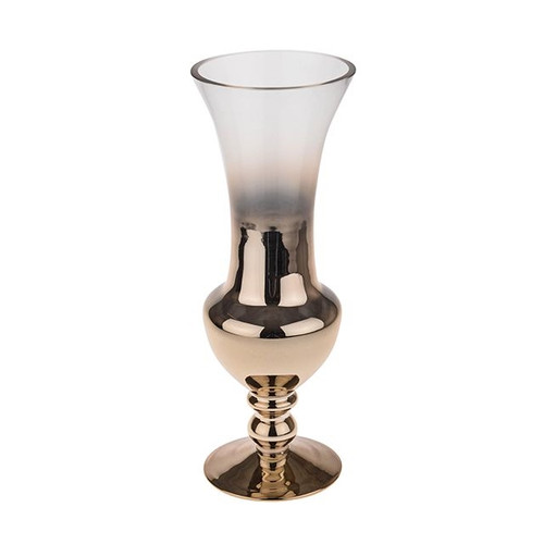 Empress Shapely Vase Champagne Sml