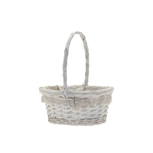 24x17cm Oval Victoria Basket W/Handle 
