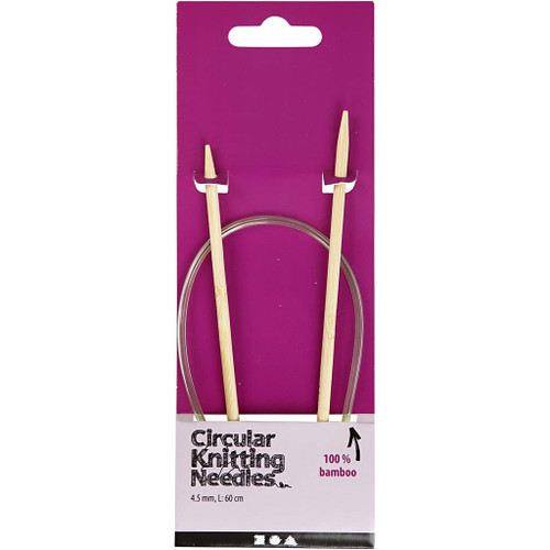 Circular Knitting Needle, no. 4,5, L: 60 cm, 1 pc