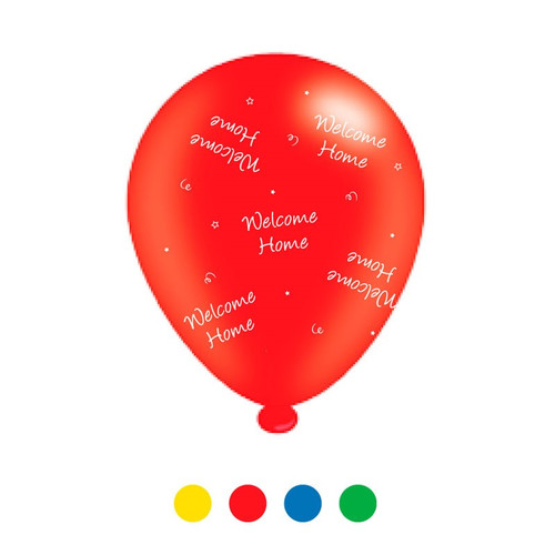 Balloon Welcome Home Latex Pk8