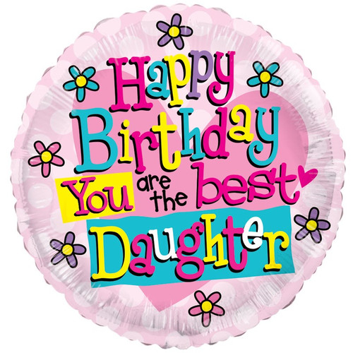 18" Happy Birthday Daughter