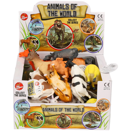 Animals Of The World Farm Animals 12 Assorted Colours